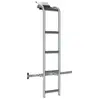 M.t.s. Echelle Fixe Aluminium Sur Porte Droite