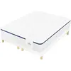 Leonis - Ensemble Matelas + 2 Sommiers Vasco bleu/blanc - 2x90x200 cm ...