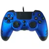 Manette filaire Steelplay Slim Pack pour PS4 PS3 et PC Bleu
