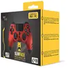 Lexip Steelplay Slimpack - Manette sans Fil 2,4 GHz, Compatible PS4/PC Rouge