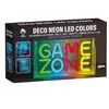 Deco Neon Led Geek Monkeys modèle Game Zone