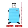 Valise Cabine 55cm - ADC - Rio Blue - ABS Rigide - 4 Roues 360° - 39L