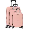 SUPERFLY - Set de 3 Valises 55cm-65cm-75cm - ABS - 4 roulettes Doubles...
