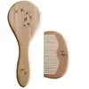 Zakuw Ensemble brosse et peigne bébé hirondelles