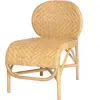 POPUS EDITIONS - Chaise VESTI - Beige - Rotin