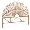 SWEEEK Alice's Home - Tête de lit en rotin Naturel L 140 x P6 x H115cm