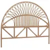 SWEEEK Alice's Home - Tête de lit en rotin Naturel. L 160 x P3 x H130cm