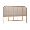 SWEEEK Tête de lit en rotin naturel et cannage. L 160 x P3 x H110cm 160 cm