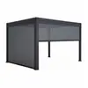SWEEEK Pergola bioclimatique + store 3m + store 4m