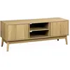Sweeek - Meuble tv décor bois 2 portes l 120 x l 39 h 48cm - Dune