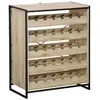 SWEEEK Etagères range bouteilles Loft 5 tiroirs 5 étagères L 75 CM x l 40 CM x H 90 CM