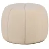 3S. x Home Nordlys - Pouf de Salon avec Rayures blanc
