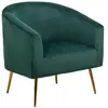 3S. x Home Nordlys - Fauteuil de Salon Retro Design Pieds Metal