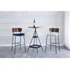 3S. x Home Lot de 2 tabourets de bar design Gris