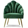 3S. x Home Fauteuil de salon en Métal Vert Design
