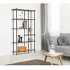 3S. x Home Etagere de 6 niveaux en métal et en bois Style Industriel