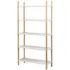 Nordlys - Etagere Bibliotheque Scandinave Moderne de 5 Niveaux Bois