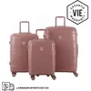 GYLBAG SET DE 3 VALISES RIGIDES Pink Gold CH3 (TAILLES S, M, L)