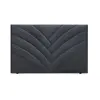 Tête de lit Bobochic Tête de lit velvet 150 Gris foncé