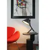 Lampe à poser Silence Cuir noir  Amidon de maïs / Bois / Cuir