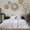 L'EFFET PAPILLON Dock Avenue - Parure de couette 100% coton 57 fils 240 x 220 cm ikat
