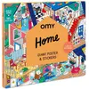 Omy Poster à stickers - Maison