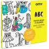Omy - Poster géant à colorier ABC Multicolore taille unique