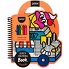 Omy - Cahier de coloriage avec stickers Yummy Orange taille unique