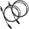Lot de 2 Rallonges Câble Solaire Staubli MC4 M/F 2m   4mm²   Étanches ...