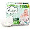 Cottony Couches avec du Coton Bio 38 Couches Taille 2 (3-6 kg)