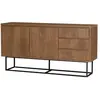 Concept-Usine Sabinov - Buffet En Bois 2 Portes Et 3 Tiroirs 140 Cm