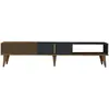 Meuble TV design bois et anthracite 180 cm NOLA, Concept Usine TU