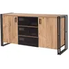 CONCEPT USINE HOLEN - Buffet industriel 2 portes / 3 tiroirs