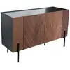 CONCEPT USINE SEQUOIA - Buffet en bois vintage chevron noyer 120cm