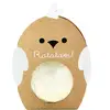 Balle rebondissante facette oiseau Blanc