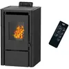 Poêle à granulés air Anita 7,6 kW Noir Sannover