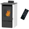 Poêle à granulés étanche Anita 7,6 kW Blanc