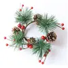 Guirlande Rouge d'Ornements de Noël