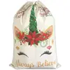 C278 Christmas Licorne Sac Cadeau