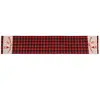 C363 Christmas Table Runner - Noir et Rouge