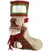 C324 Chaussettes de Noël Bonhomme de Neige