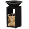 OYAT B.B.O 58 Noir, Acier thermolaqué, diamètre 58 cm BBO58N