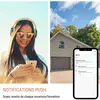 KONYKS Détecteur d'ouverture de portes et fenêtres Wi-Fi / Bluetooth Easy sur batterie. USB-C