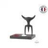 Fourchette à découpe Tridens Onyx socle Paperstone Tridens