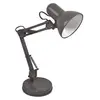 Lampe de bureau - GEFOM - Articulée - Métal - Noir - E27 40W