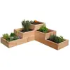 Carré de Potager 3 Niveaux Volcanik en Bois  Bois / Métal