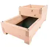 Carré de Potager 2 Niveaux Twinik en Bois LE CARRÉ FANTASTIK  Bois / Métal