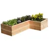 Carré de Potager Sympatik en Bois LE CARRE FANTASTIK  Bois / Métal