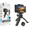 Trépied Stabilisateur Smartphone 2 en 1 Monopod Selfie Compact Clipeyz Noir