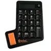 Connectland Pavé Numérique + Calculatrice USB écran LCD 12 chiffres 10C-Black
